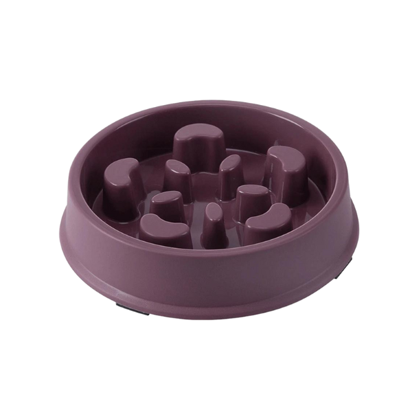 Round Flower Maze Slow Feeder