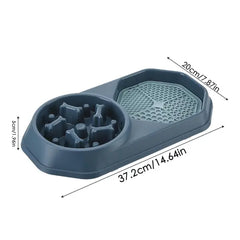 2-in-1 Licking Mat & Slow Feeder Bowl