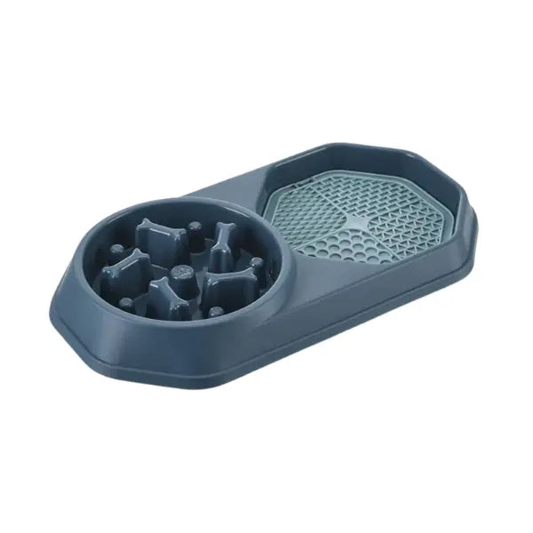 2-in-1 Licking Mat & Slow Feeder Bowl