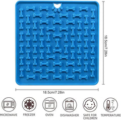 Square Silicone Licking Mat for Pet