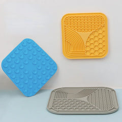 Square 3-Part Licking Mat