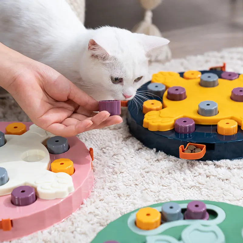 Flower-Shaped Puzzle Toy Slow Feeder (Level 3)